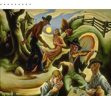 Thomas Hart Benton: Ballad of the Jealous Lover of Lone Green Valley